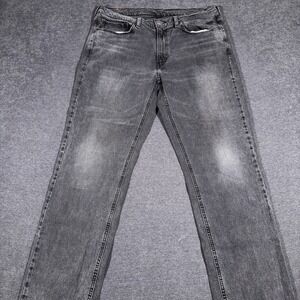 Levi's 541 Athletic Taper Fit Denim Gray Jeans Men's Size 36x33 Medium Wash Fade